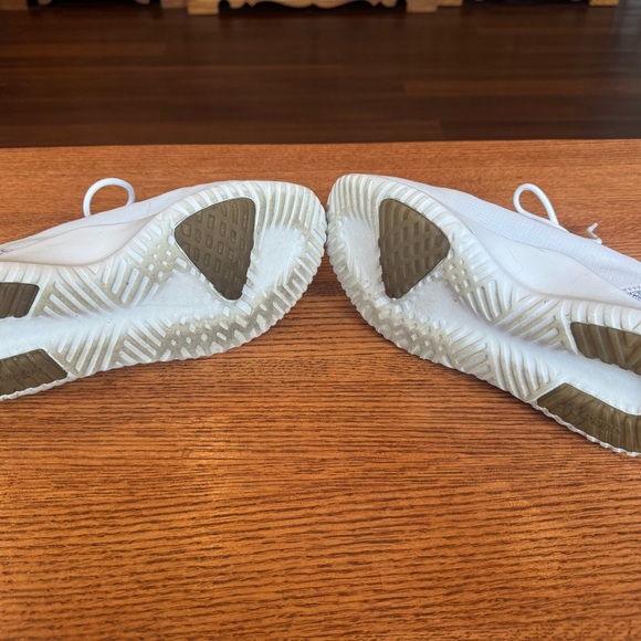 Adidas Light Gray and White Sneakers - Picture 4 of 9